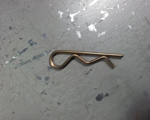 CLIP,HITCH PIN,0.059 [1.5MM] X 1.38 [35MM],ZINC PLATED